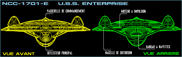 NCC-1701-E Enterprise vu de face