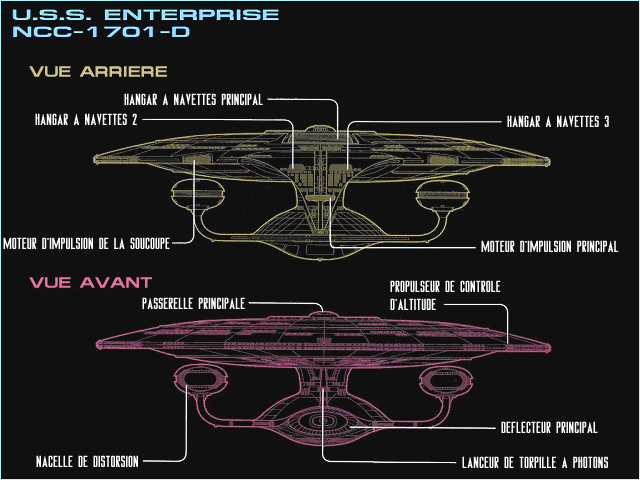 NCC-1701-D Enterprise vu de face